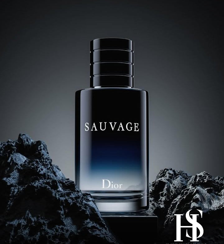 HS Perfumes Sauvage Inspired Eau de Parfum for Men – Premium Long Lasting Fresh Citrus, Spicy Pepper & Woody Amber Fragrance for Daily Wear, Office, Parties and Special Occasions